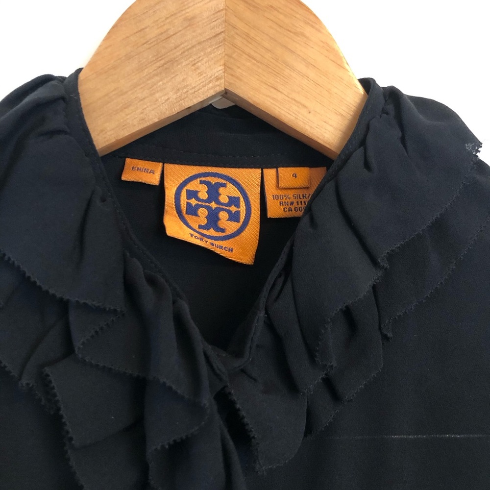 Tory Burch Ruffle silk button down - Picture 2 of 5